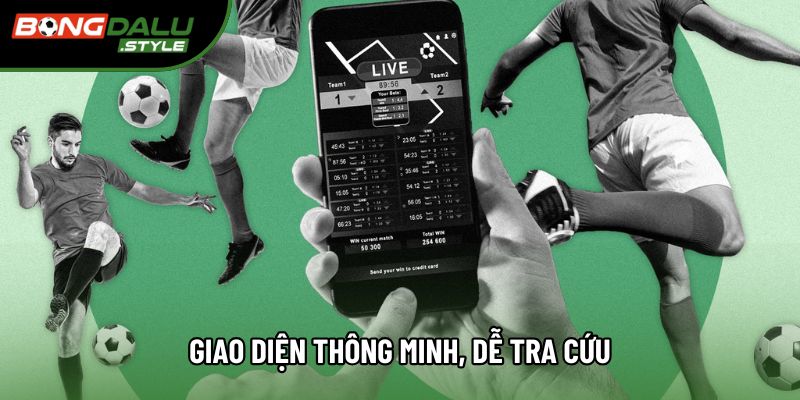 Giao diện thông minh, dễ tra cứu