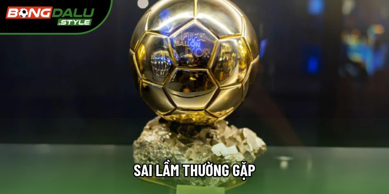 Sai lầm thường gặp
